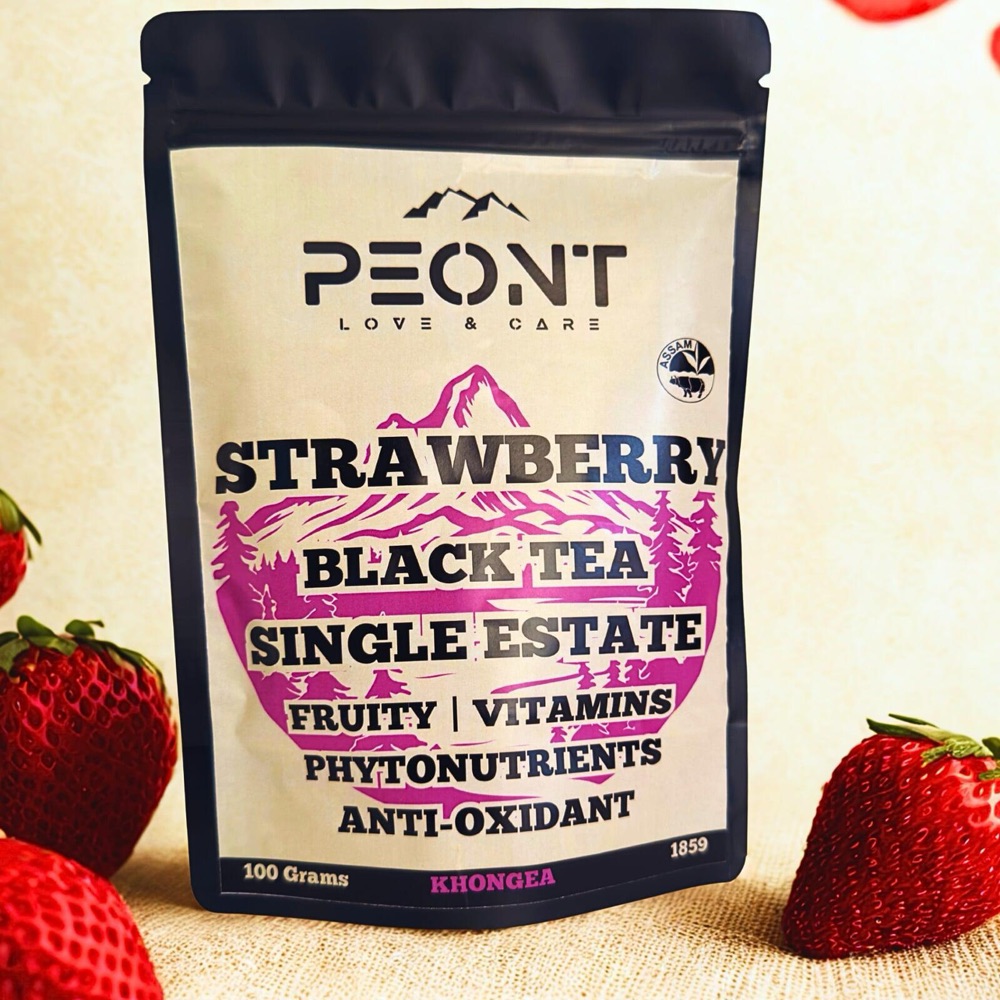 Strawberry Black pouch